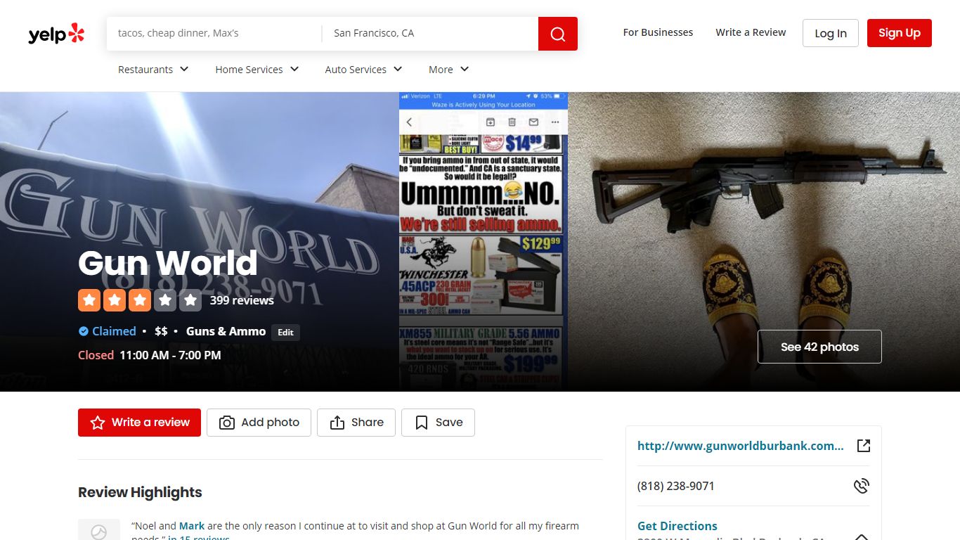 GUN WORLD - 42 Photos & 396 Reviews - Guns & Ammo - Yelp